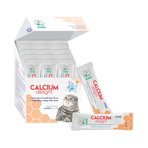 Gel Bổ Sung Canxi Cho Mèo Calcium Bossen Gói 2.(5ml)