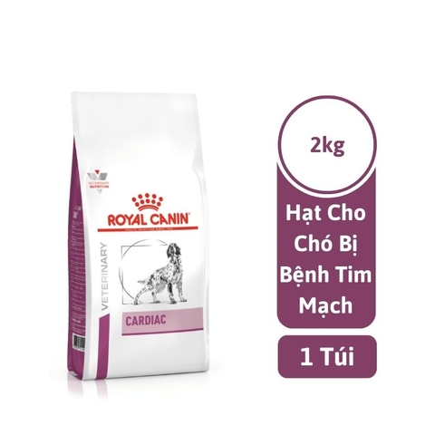 Hạt Điều Trị Bệnh Cho Chó Hỗ Trợ Tim Mạch Royal Canin Cardiac (2kg)