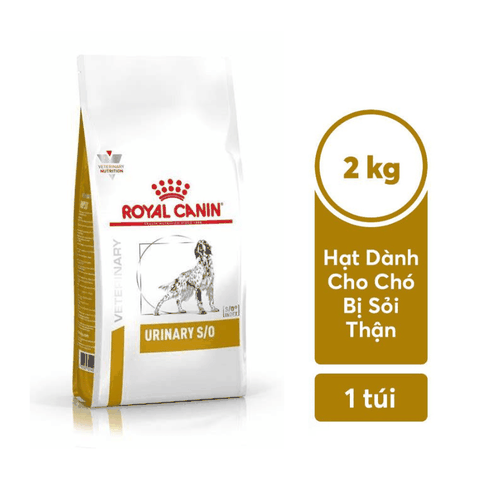 Thức Ăn Hạt Điều Trị Bệnh Cho Chó Bị Sỏi Thận Royal Canin Urinary (2kg)
