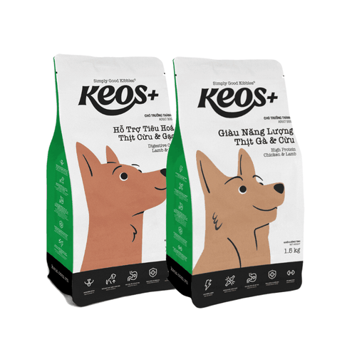 Hạt Cho Chó Trưởng Thành Keos+
