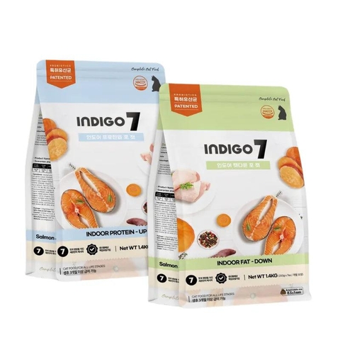Hạt Cho Mèo Indigo 7 Indoor Protein Cao, Ít Chất Béo
