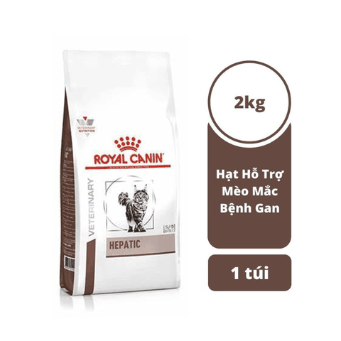 Thức Ăn Hạt Trị Bệnh Cho Mèo Hỗ Trợ Chức Năng Gan Royal Canin Hepatic (2kg)