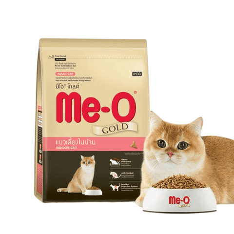 Hạt Cho Mèo Trưởng Thành Nuôi Trong Nhà Me-O Gold Indoor Cao Cấp