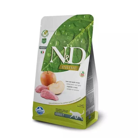 Hạt Mèo N&d Cao Cấp Không Tinh Bột - Heo Rừng & Táo