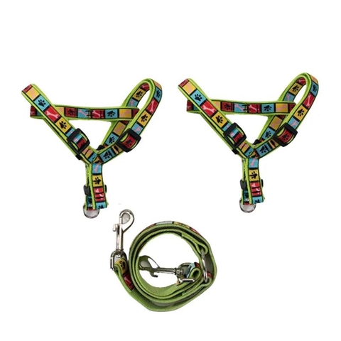 Dây Dắt Chó Mèo Yếm Đôi Dual Hipidog