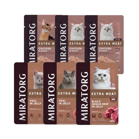 Pate Cho Mèo Miratorg Thơm Ngon (80g)