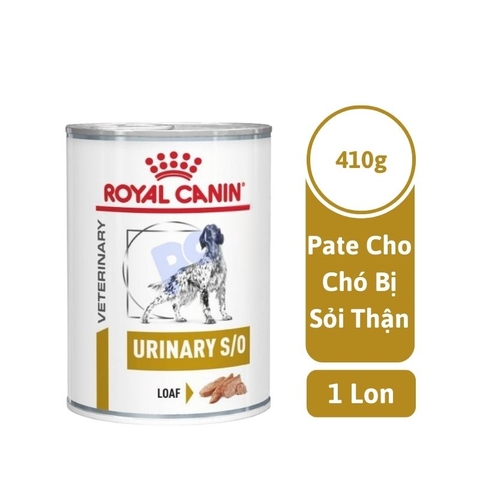 Pate Cho Chó Sỏi Thận Royal Canin Urinary S/o Lon (410g)