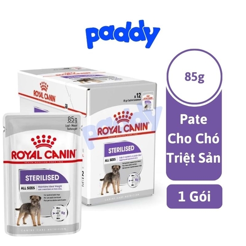 Pate Cho Chó Triệt Sản Royal Canin Sterilised Dog (85g)