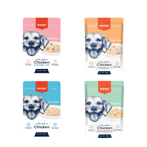 Pate Cho Chó Wanpy Premium Vị Gà (80g)