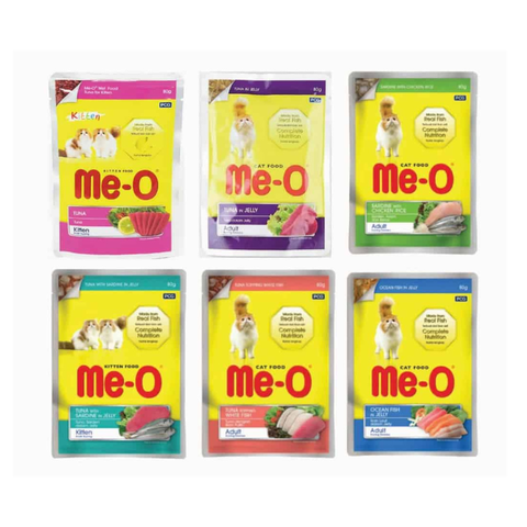 Pate Cho Mèo Me-O Wet Giàu Dinh Dưỡng (80g)