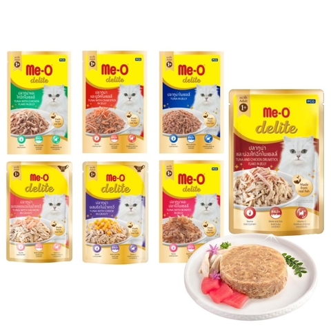 Pate Cho Mèo Trưởng Thành Me-O Delite Gói (70g)