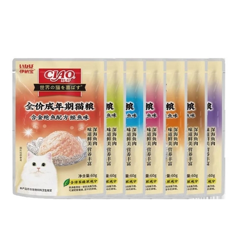Pate Mèo Ciao 6 Vị Thơm Ngon (60g)