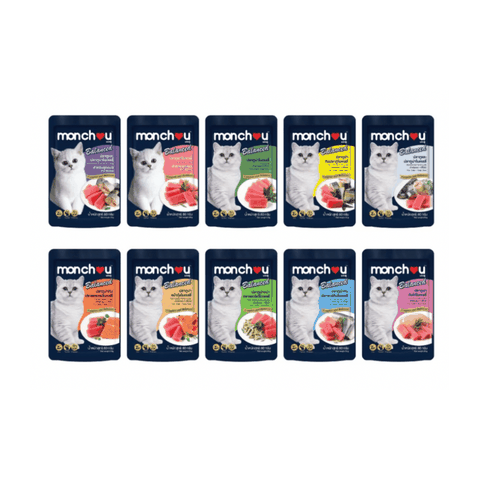 Pate Mèo Monchou Balanced Nhiều Vị (80g)