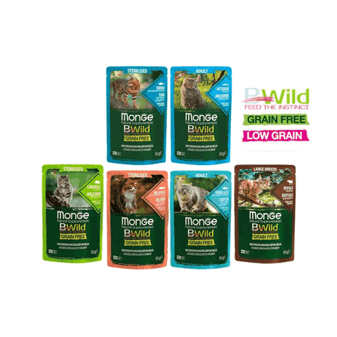 Pate Mèo Monge Bwild Nhiều Vị Gói (85g)