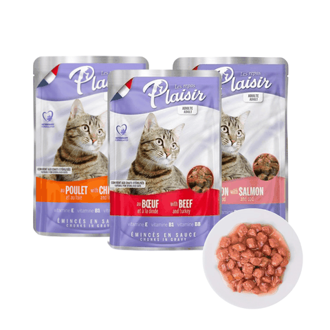 Pate Mèo Sốt Viên Plaisir Nhiều Vị