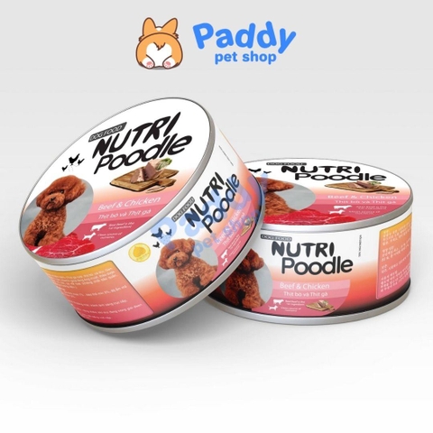 Pate Cho Chó Poodle Mọi Lứa Tuổi Nutri Poodle (Lon (160g)