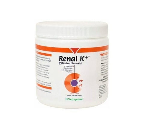 Bột Cho Chó Mèo Hỗ Trợ Thận Vetoquinol Renal K+ (100g)