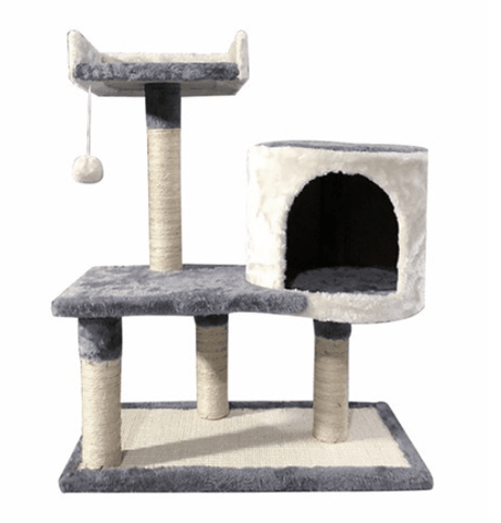 Trụ Cào Cat Tree Cho Mèo - 2 Chân 1 Ổ Nằm