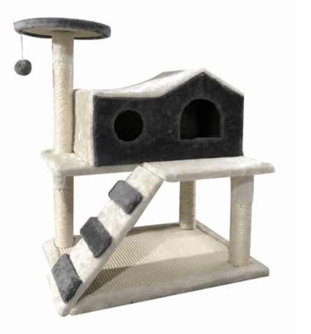 Cat Tree 2 Tầng Có Nhà & Cầu Thang