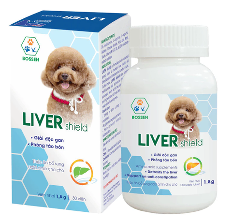 Viên Nhai Cho Chó Liver Shield - Giải Độc Gan & Phòng Táo Bón (Hộp (30 Viên)