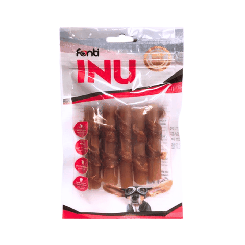 Bánh Thưởng Cho Chó Xương Gặm Fonti Inu - Que Đậu Phộng Quấn Gà