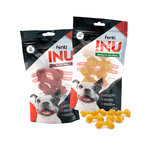 Bánh Thưởng Cho Chó Xương Gặm Fonti Inu - Xương Nơ Mini