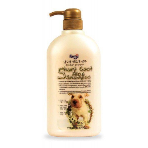 Sữa Tắm Nha Đam Cho Chó Mèo Lông Ngắn Forcans Short Coat Aloe Shampoo (750ml)
