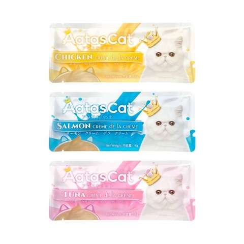 Súp Thưởng Cho Mèo Kem Thưởng Aatas (16g)