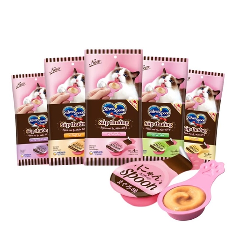 Súp Thưởng Cho Mèo Silver Spoon Dạng Thìa (10g)