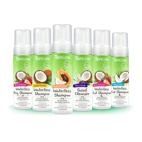 Dầu Tắm Khô Hữu Cơ Chó Mèo Tropiclean Organic Waterless Shampoo (Mỹ)