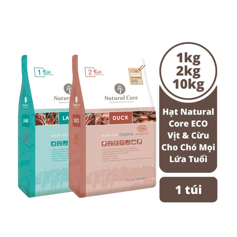Thức Ăn Hạt Cho Chó Natural Core Eco Organic Cừu & Vịt