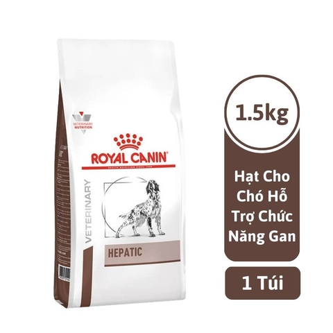 Hạt Điều Trị Bệnh Cho Chó Hỗ Trợ Chức Năng Gan Royal Canin Hepatic 1.(5kg)