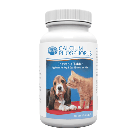 Hộp (50 Viên) Bổ Sung Canxi Cho Chó Mèo Phosphorus Calcium Petag