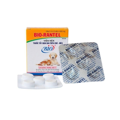 Viên Tẩy Giun Bio-Rantel Cho Chó Mèo