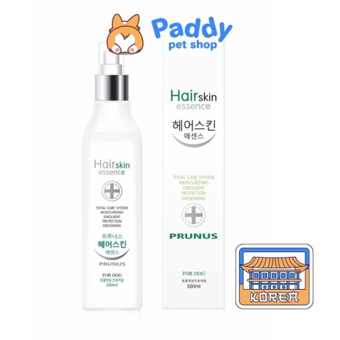 Tinh Chất Xịt Dưỡng Da Lông Cho Chó Prunus Hair Skin Essence (300ml)