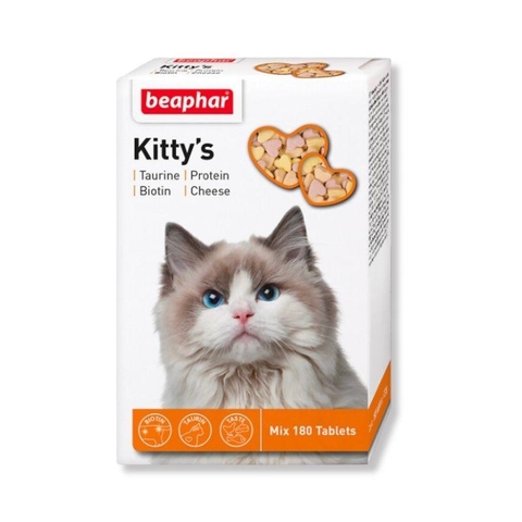 Vitamin Phô Mai Beaphar Kitty Tăng Cân, Dưỡng Lông Mèo (180g)