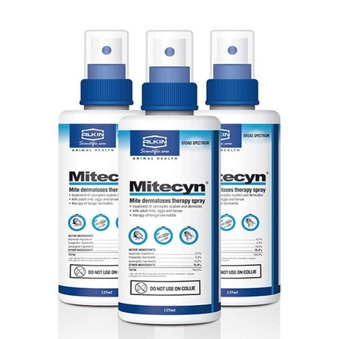 Xịt Nấm Ghẻ, Viêm Da, Ve Rận Alkinlab Mitecyn (50ml)