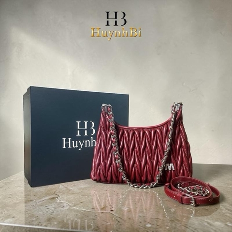 Huynhbi S3_Túi Đeo Vai Nữ Da Cừ, Có Hộp Cao Cấp Làm Quà Tặng, Túi Đi Tiệc