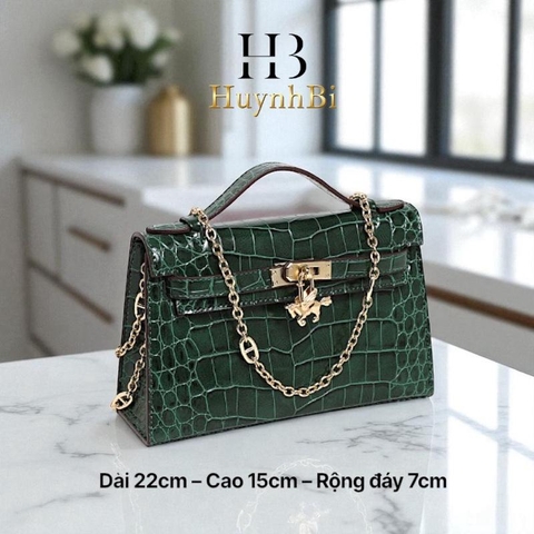 [Fullbox] i5_Túi Xách Nữ Da Bò Thật, Kích thước 22cm, HuynhBi Bag
