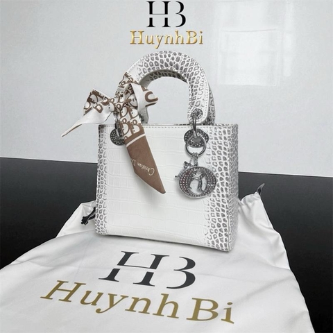 Q4_Túi Xách Lady Đi Tiệc Chất liệu Da Bò Thật, Kích thước 20cm, Có Hộp Làm Quà Tặng