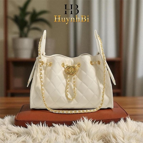 N7_[FULl BOX] Túi Xách Hobo Nữ Da Cừu Mềm, Khóa Xịn (Size 25x20x12) HuynhBi Bag. Có Hộp Làm Quà Tặng