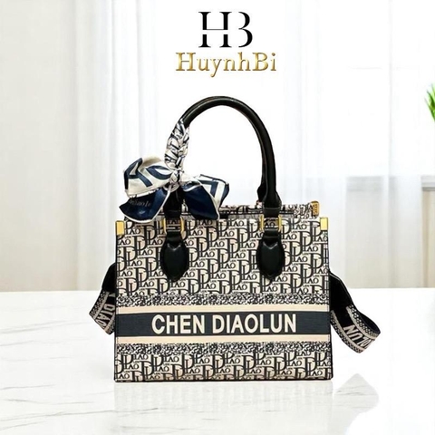 N1_[Tặng ví] Túi Tote Nữ Da Bò Thật, Có Dây đeo, Có Hộp, Kích thước 25.5cm