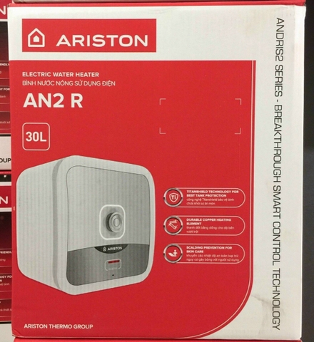 Bình nóng lạnh Ariston 30L ngang