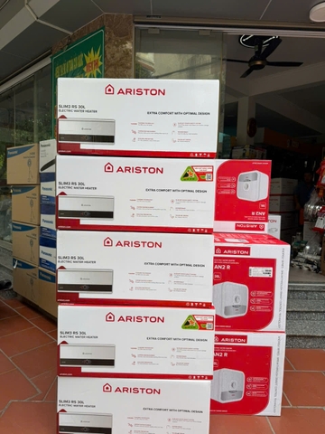 Bình nóng lạnh Ariston 20L Ngang