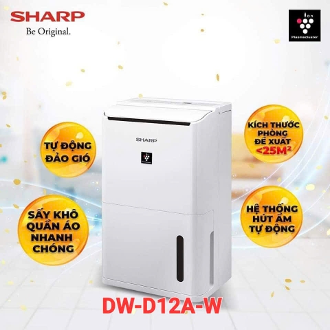 Máy hút ẩm Sharp DW-D12A-W