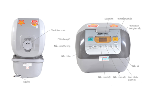 Nồi cơm điện Sharp KS-COM18