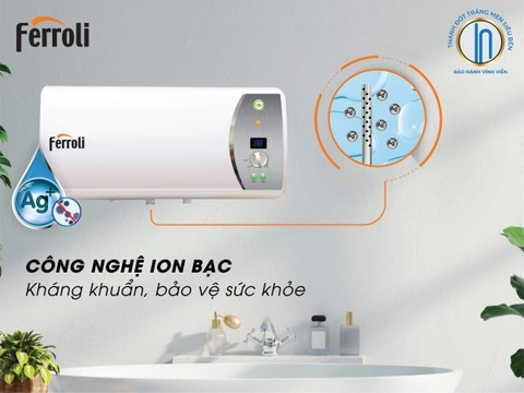 Bình nóng lạnh Ferroli Verdi VD AG+ 30L
