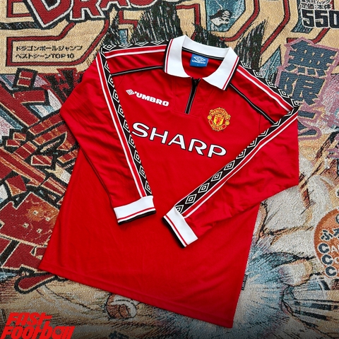 ÁO BÓNG ĐÁ MANCHESTER UNITED 1998/99 SÂN NHÀ TAY DÀI