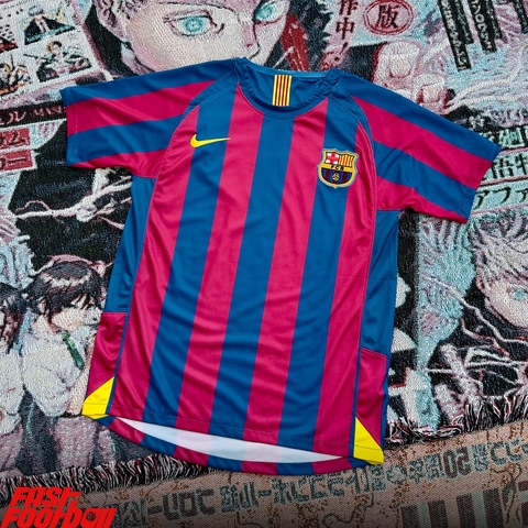 ÁO BÓNG ĐÁ BARCELONA 2005/06 SÂN NHÀ
