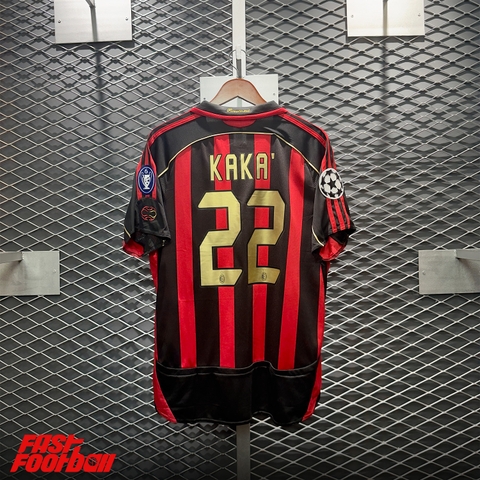 ÁO BÓNG ĐÁ AC MILAN 2006/07 SÂN NHÀ KAKA #22